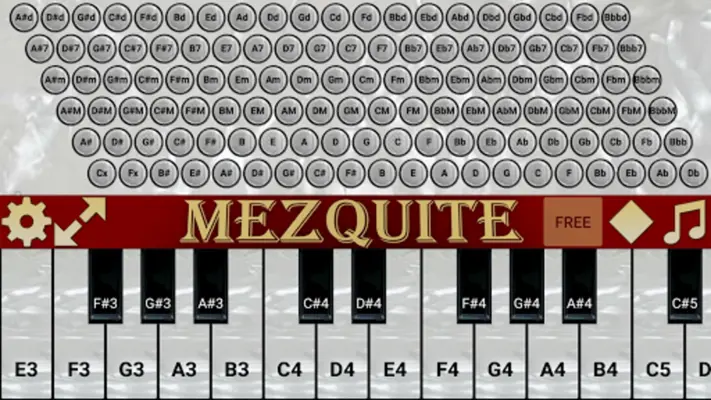 Mezquite Piano Accordion android App screenshot 3